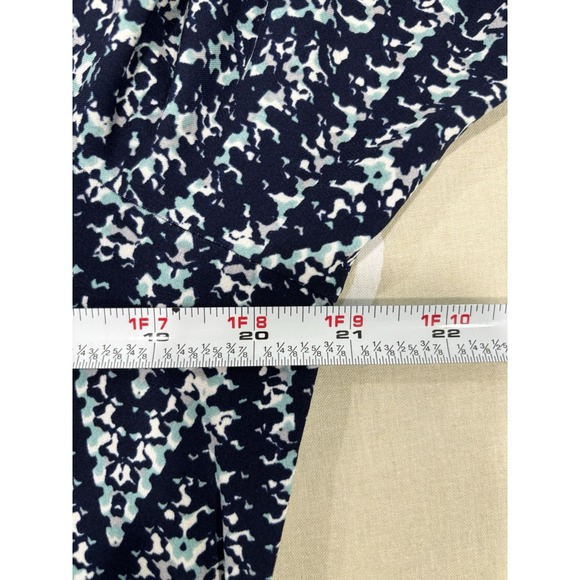 Motherhood Maternity Navy Teal Sheath Dress W/Adjustable Tie Waist Size Large - Picture 10 of 11